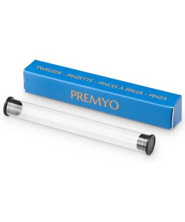 Buy Premyo Precision Eyebrow Tweezers for Ingrown Hair & Splinters - Professional Stainless Steel Rustproof with Case | International Shipping - Buy Online on SooperMarket.com