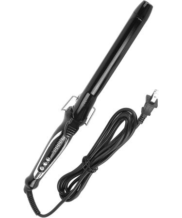 Hair Curling Wand Adjustable Temperature Curling Iron Portable Multifunctional for Home Travel (Black) - Buy Online on SooperMarket.com