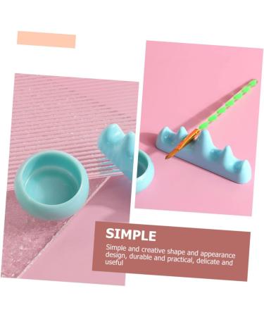 1 Set Nail Art Brush Cup Pen Washing Cup Nail Brush Supplies Nail Art Painting Pen Brush Stand Pens + Pencil Drawing Pens Rack Gel Washing Cups Pen Holder Plastic - Buy Online on SooperMarket.com