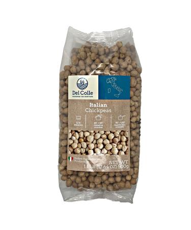 Del Colle Italian Chickpeas | 1.1lb (500g) - (Pack of 1)