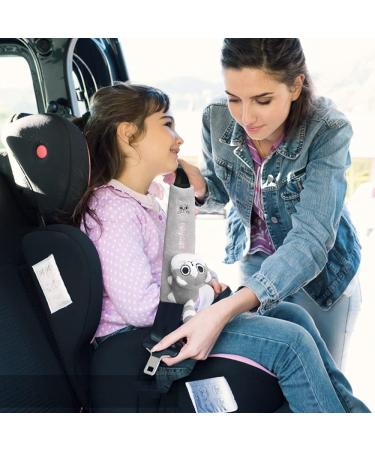 MHwan Cartoon Seat Belt Pads - 2 Soft Cover Straps for Kids & Adults - Protects Head & Shoulders - Cute Kittens Design - Buy Online on SooperMarket.com
