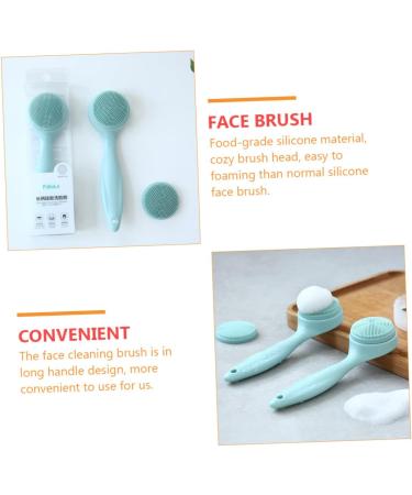 3 Sets Cleansing Brush - Manual Facial Scrub Brush & Silicone Pore Scrubbers for Deep Cleaning | Perfect for All Skin Types - Buy Online on SooperMarket.com