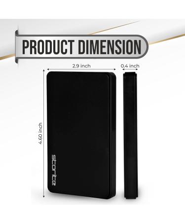 Storite Ultra Slim Portable External Hard Drive - 320GB - Black - Buy Online on SooperMarket.com