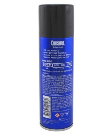 Consort For Men Hair Spray Regular Hold 8.3 oz ( Pack of 2) - Buy Online on SooperMarket.com