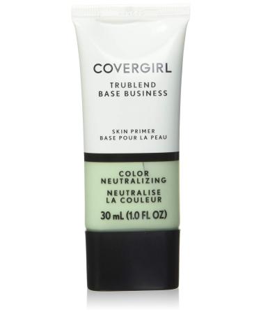 COVERGIRL Trublend Base Business Face Primer 200 Color Neutralizing, 1.014 Fl Oz, Primer Makeup, Face Primer, Face Primer for Oily Skin, Blurs Flaws, Long Lasting, Weightless Feel COLOR NEUTRALIZING 1 Fl Oz (Pack of 1)