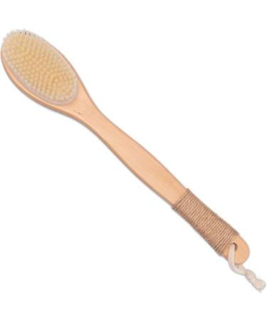 K-Pro Back Brush with Long Handle - Dual-Sided Soft & Hard Bristles for Ultimate Body Care | International Shipping - Buy Online on SooperMarket.com
