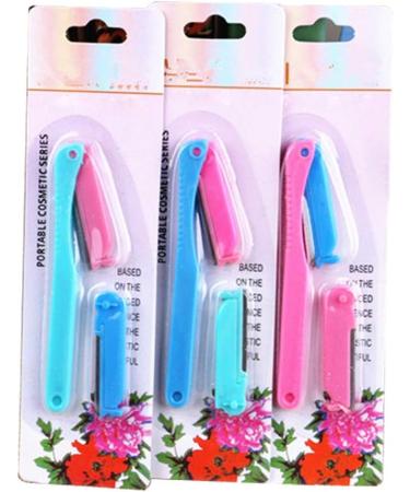 Buy Women Facial Hair Remover & Eyebrow Trimmer - Foldable Replaceable Random Color | Fast International Shipping - Buy Online on SooperMarket.com