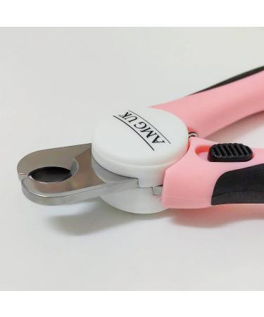 AMG Professional Pet Nail Clippers for Dogs & Cats with Protective Guard and Ergonomic Design - Includes Nail File - Ideal for Large & Small Pets - Buy Online on SooperMarket.com