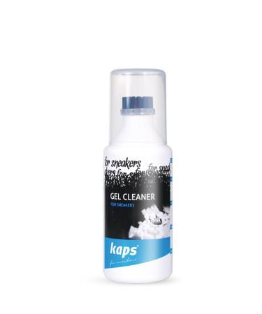 Kaps Gel Cleaner for Sneakers and Casual Shoes with Brush Applicator Leather Textile Suede Nubuck Canvas 100.00ml Transparent (Neutral)
