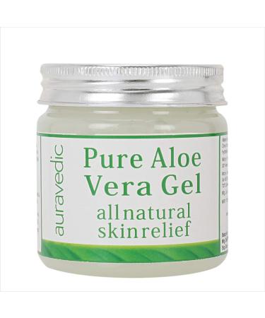 Pure Aloe Vera Gel 7.05 Oz (200g) | Organic Gel for Face Hair & Sunburn Relief | All Natural Moisturizer for Skin Hydration & Hair Conditioner