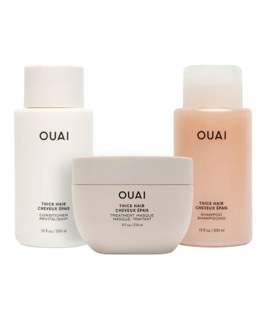 OUAI Thick Treatment Masque Full Size + Thick Shampoo + Thick Conditioner