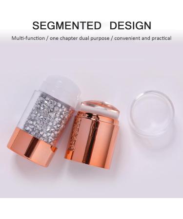 Ventdouce Double-Head Nail Stamp Set - Transparent French Nail Art Tool for DIY Manicure & Polish - Buy Online on SooperMarket.com