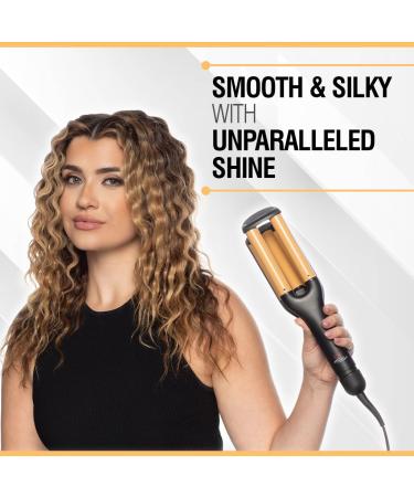 CHI Ceramic Triple Waver Iron | Long-Lasting Waves & Curls for All Hair Types | Shop Internationally - Buy Online on SooperMarket.com