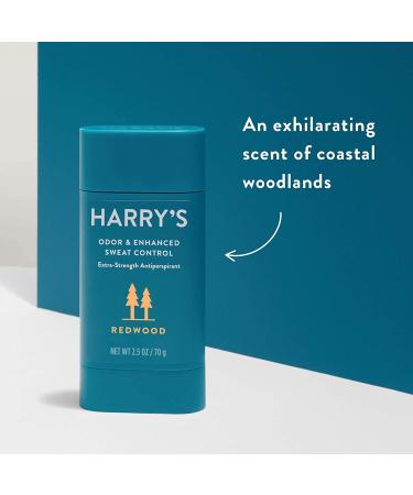 Harry's Extra-Strength Antiperspirant for Men - Redwood Scent - Pack of 3 - Buy Online on SooperMarket.com