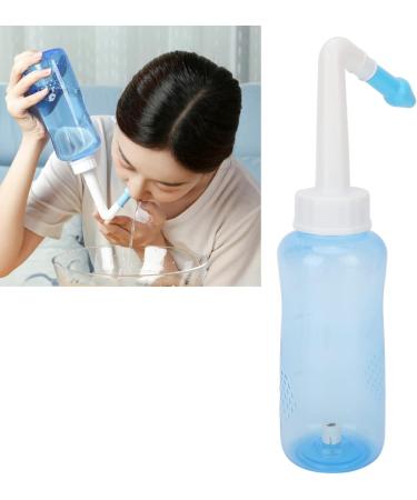 Sinus Rinse Nasal Wash 300ml Nasal Irrigation Set Moderate Water Stream Dust Foreign Objects Remove Nose Washing Cleaner Bottle Cleaner Pressure for Adult & Kid - Buy Online on SooperMarket.com