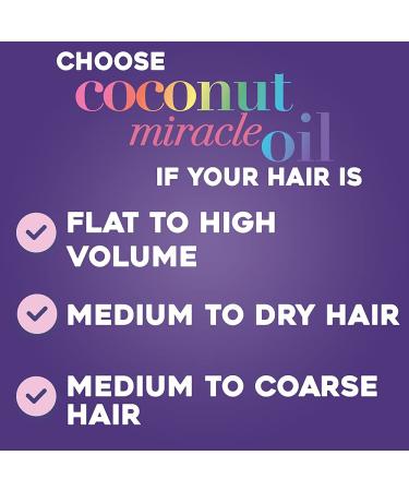 Ogx Coconut Miracle Oil X-Strength 3.3oz (100ml) - Pack of 2 - Penetrating Formula - Buy Online on SooperMarket.com