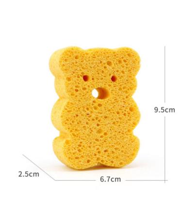 ConStore 4pcs Baby Bath Sponge Set - Toddler Foam Rub Shower Sponge for Exfoliating & Soothing | Soft Scrubber Bath Brush & Rubbing Towel | Bathroom Supply - Buy Online on SooperMarket.com