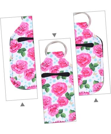 PLAFOPE Mini Spray Bottle Set - Keychain Cover - Travel Chapstick Holster - Neoprene Holder - 4pcs - Buy Online on SooperMarket.com