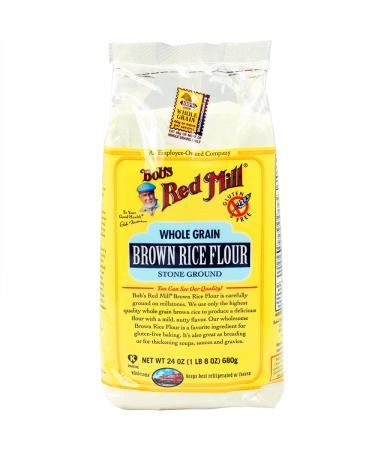 Bob's Red Mill Brown Rice Flour Whole Grain 24 oz (680 g)