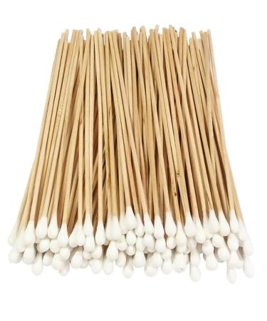 100pcs Wooden Handle Cotton Swabs Cotton Buds Cotton Swabs for Cleaning Makeup Polishing Jewelry Craft