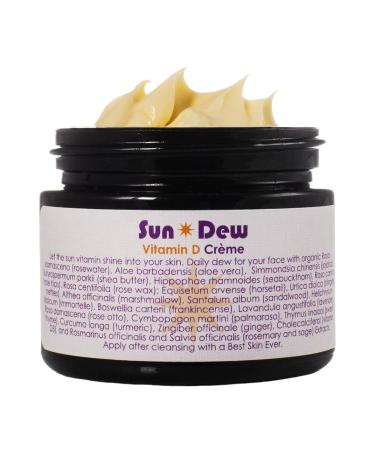 Living Libations - Organic Sun Dew Transdermal Vitamin D Cr me | Natural  Wildcrafted  Vegan Clean Beauty (0.17 oz | 5 mL) 0.20 Ounce (Pack of 1)