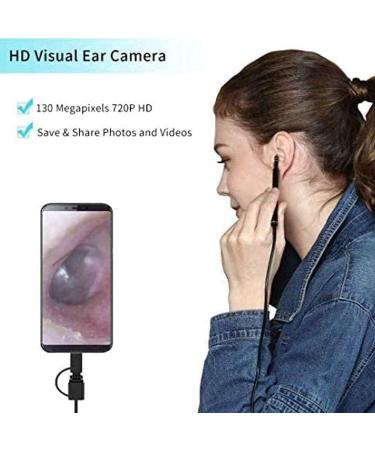 KANDUO Ear Wax Removal Tool - Visual 5.5mm HD Ear Endoscope for Adults & Kids - Buy Online on SooperMarket.com