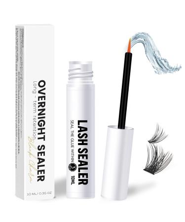 Lash Sealant 10ML - Clear Mascara & Overnight Sealer for Cluster Lashes | Long-lasting Lash Extension Coating - Buy Online on SooperMarket.com