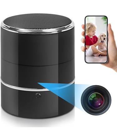 SOPKVL Spy Camera Hidden Camera Bluetooth Speaker with WiFi Live Viewing 240Â° Ultra Wide Angle and Motion Detection HD 1080P Nanny Cam Hidden Camera Camaras Espias Ocultas for Home Security