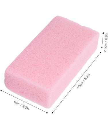 Foot Pumice Stone Professional Exfoliating Rock Foot Scrubber Care Tool Hard Skin Callus Remover for Feet and Hands Body Care Square Pink Hard Dead Skin Remove Scrubber for Nail - Buy Online on SooperMarket.com
