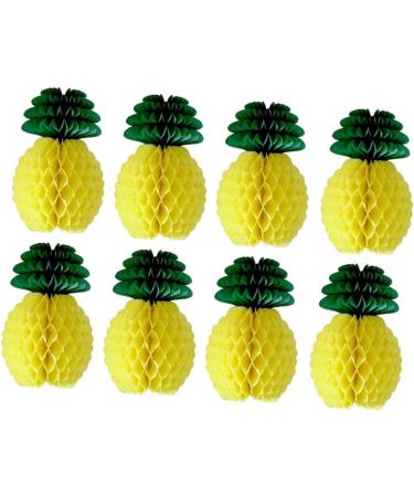 16 Pcs Plant Ornament Honeycomb Party Favors Party Decor Honeycomb Pineapple Yellowx2pcs 8PCS 20CMx2pcs - Buy Online on SooperMarket.com