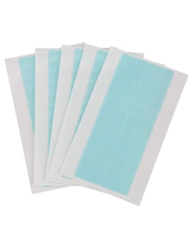 Lodokdre 5 Pieces Of 60 Wig Film 4x 0.8Cm Double-Sided Substitute Waterproof Lace Wig Invisible Seamless Hair Tool