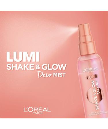 L'Oreal Paris Makeup LUMI Shake and Glow Dew Mist Hydrating Face Mist - 3 fl oz (Pack of 1) - Buy Online on SooperMarket.com
