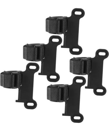 BESPORTBLE 2 Sets Mini Clip Bike Inflator Holder - Black Plastic (8x6cm) - Pack of 5 - Buy Online on SooperMarket.com