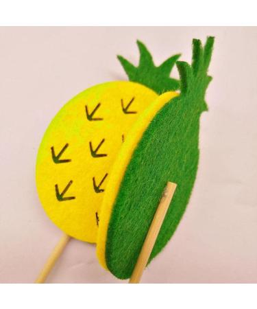 Luzhengyang 5 Pieces Vivid Felt Cupcake Toppers Food Picks for Kids Birthday Party - Buy Online on SooperMarket.com