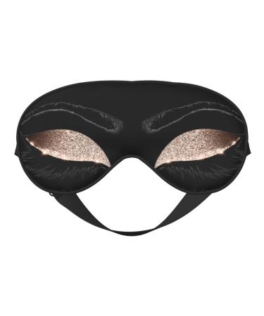 Eyelash Pattern Soft Sleep Eye Mask Female Breathable Eye Patch Perfect for Travel and Relaxation
