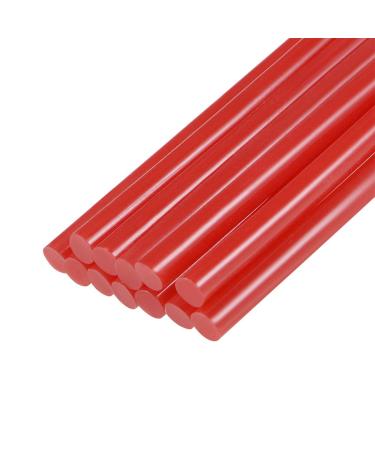 uxcell Mini Hot Glue Sticks for Glue Gun 0.27-inch x 4-inch Red 12pcs