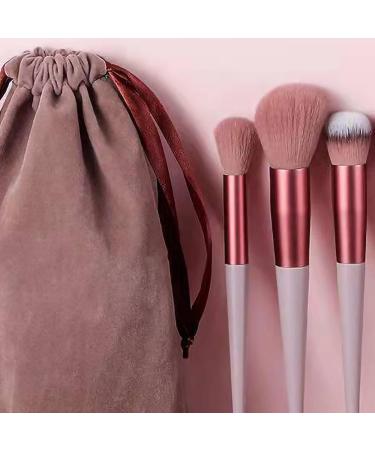 13-Piece Soft Makeup Brushes Set for Face & Eyes - Precision Cosmetics Tool Kit for Flawless Application (Brown) - International Shipping Available - Buy Online on SooperMarket.com