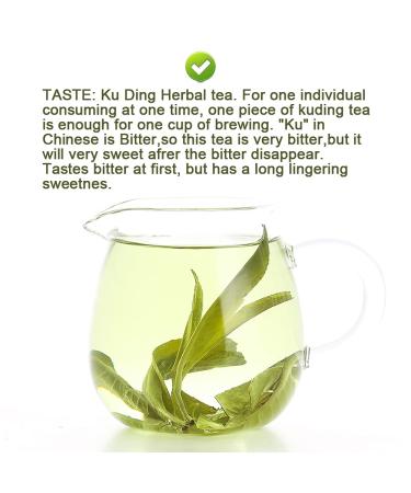 Buy Chinese Needle Ku Ding Tea - 100G Bitter Green Tea | Premium Loose Leaf for Health - Buy Online on SooperMarket.com