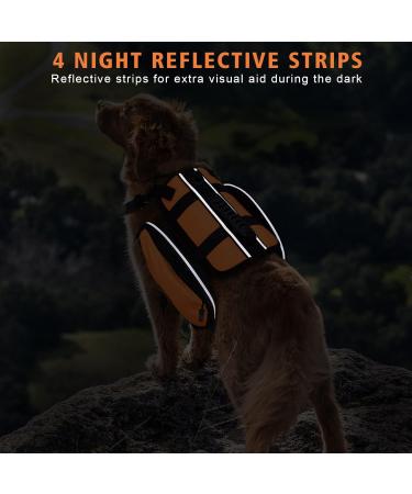 Ownpets Dog Backpack Saddlebag with Adjustable Strap Waterproof and Lightweight Dog Saddle Bag Harness Dog Pack Hound for Camping Traveling and Hiking M size - Buy Online on SooperMarket.com