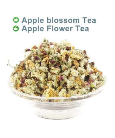 Organic Apple Blossom Flower Tea - Anti-Acne & Freckles | 50g Dried Loose Tea - Buy Online on SooperMarket.com