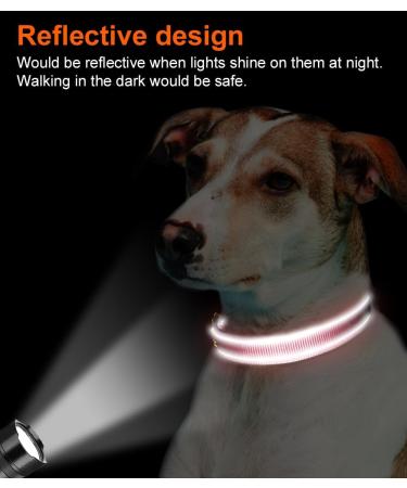 Joytale Reflective Dog Collar for Puppies - XS Pink | Durable & Stylish | Ideal for Safe Night Walks - Buy Online on SooperMarket.com