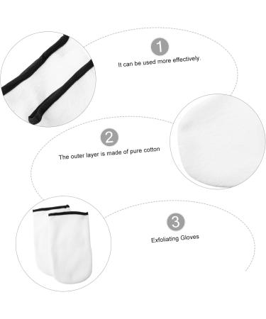 minkissy 2 Pairs Hand and Foot Mask Foot Calluses Remover Wax Tools Wax Liner for Hands Paraffin Wax Bath Gloves Paraffin Wax for Hands Thickened Gloves White Knitted Fabric Boots Manicure - Buy Online on SooperMarket.com