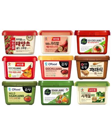 Chung Jung One Korean Hot Chilli Pepper Paste Gochujang Assorted 500g (Pack of 3) Choose Any 3 Customised Flavours