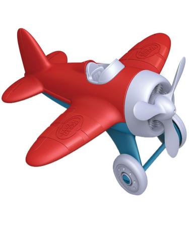 Green Toys Airplane - BPA Free, Phthalates Free, Red Aero Plane for Improving Aeronautical Knowledge of Children. Toys and Games