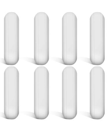 PTFE Magnetic Stirrer Mixer Stir Bar White Color Stir Rod Magnetic Laboratory Bar Stir Plate Bar Stir Plate Magnet Stick (8 Pieces 30 mm/ 1.18 Inch) 8 30 mm/ 1.18 Inch