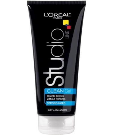 L'Oreal Studio Line Clear Minded Clean Gel Strong Hold 6.80 oz (Pack of 4) Unscented 6.76 Fl Oz (Pack of 4)
