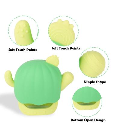 Soothing Silicone Teething Mitt for Babies 3+ Months | BPA-Free Baby Teether Toy | Anti-Drop Wrist Design | Infant Teething Mitten for Pain Relief - Buy Online on SooperMarket.com