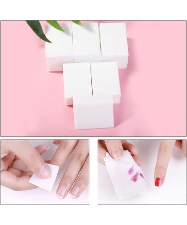 1000PCS Nail Cotton Pads with Push Down Pump Dispenser Bottle for Nail Polish Removal - Lint Free Wipes for Acrylic Nails, Gel Residue Removal - Buy Online on SooperMarket.com