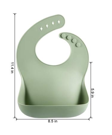 Buy Pandaear 3-Piece Silicone Bibs | BPA-Free Washable & Waterproof Baby Feeding Bibs with Bowl - Perfect for Boys & Girls - Buy Online on SooperMarket.com