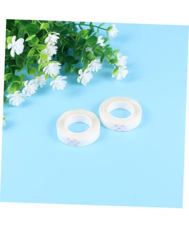 Angoily Seamless Tape in Hair Extensions - 2 Rolls Hair Extension Tape for Hand Weaving - White Wig & Toupee Tape | Best International Shipping - Buy Online on SooperMarket.com